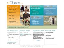Tablet Screenshot of jobstherapy.com